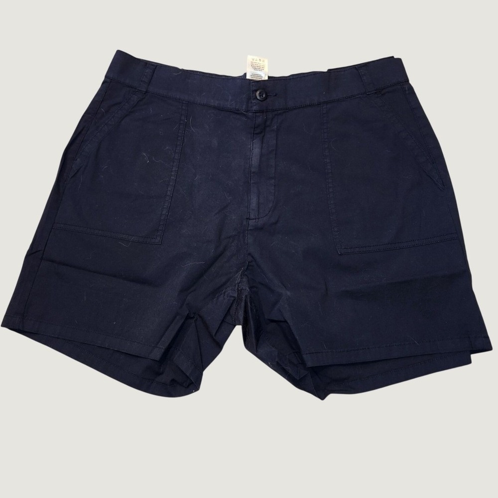Aventura NEW Ballard Short XL Black Iris Navy Organic Cotton Stretch K137459